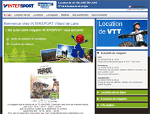 Tablet Screenshot of intersport-villardelans.com